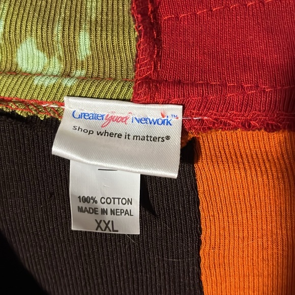 Beautiful multicolor “boho” knee length jacket - Picture 3 of 4